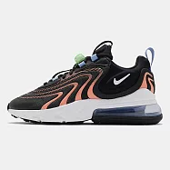 Nike Wmns Air Max 270 React ENG [CW8605-001] 女 休閒鞋 運動 氣墊 黑橘 24cm 黑/白