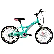 SPORTONE U4 LITE 20吋單速兒童避震童車 青少年第一台入門休閒山地車(入門平把運動登山車) 綠色