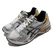 Asics 復古慢跑鞋 GEL-Kayano 14 男鞋 白銀 黑金 運動休閒鞋 AT 1201A019-102 30.5cm WHITE/PURE GOLD