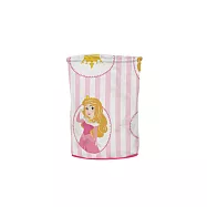 [迪士尼]公主系列圓形 小款收納筒10x14cm_ 線條奧蘿拉