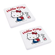 三麗鷗Sanrio Hello Kitty 珪藻土吸水杯墊 (2入/組)_ 獨樂樂款