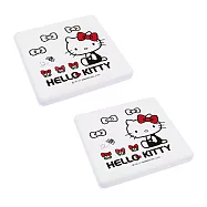 三麗鷗Sanrio Hello Kitty 珪藻土吸水杯墊 (2入/組)_ 田園趣款