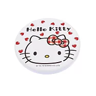 三麗鷗Sanrio HELLO KITTY珪藻土吸水杯墊 (2入/組)_ 愛心大頭
