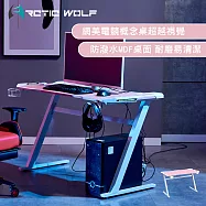 ArcticWolf Nox暗夜女神LED炫光電競桌-粉紅色 粉紅色