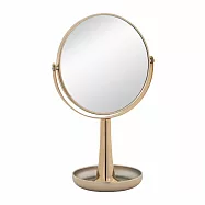 IDEA-簡約質感雙面化妝鏡-三款可選 玫瑰金圓鏡