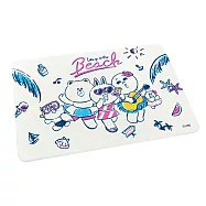 [LINE FRIENDS] 珪藻土吸水地墊60x39x0.9cm 插畫風系列_ 夏季海洋