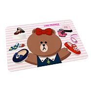 [LINE FRIENDS] 珪藻土吸水地墊60x39x0.9cm 插畫風系列_ 血拚熊美
