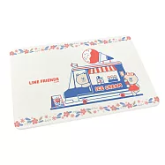 [LINE FRIENDS] 珪藻土吸水地墊60x39x0.9cm 插畫風系列_ 叭噗冰淇淋