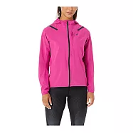 Asics [2012C219-604] 女 平織 連帽 外套 海外版 運動 路跑 反光 機能 防撥水 亞瑟士 桃紅