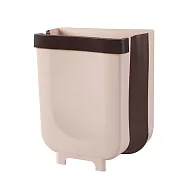 E.City_ 家用折疊櫃門掛分類廚餘收納桶 淺咖