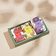 Ach Brito 蔬果香氛皂3入禮盒 律動小番茄+清新黃檸檬+富貴紫香茄