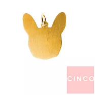 CINCO 葡萄牙精品 ZAZA PENDANT 925純銀鑲24K金 法鬥 單墜