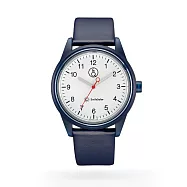 Q&Q SmileSolar 喀什米爾系列太陽能手錶-海軍藍Large/40mm