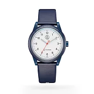 Q&Q SmileSolar 喀什米爾系列太陽能手錶-海軍藍Medium/35mm