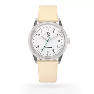 Q&Q SmileSolar 喀什米爾系列太陽能手錶-優雅米Medium/35mm