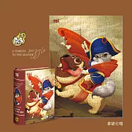 鐵盒裝拼圖 寵物插畫《名畫典藏貓系列》TOi圖益 動漫藝術 拿破崙貓