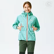ADISI 女Xpore-3L防水透氣連帽外套AJ2291010 (XS-2XL) / 防風 防潑水 快乾 輕量 環保 阻菌 M 潟湖綠