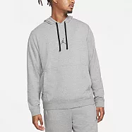 Nike M J DF AIR FLC PO Hoodie [DA9861-091] 男 連帽上衣 喬丹 休閒 乾爽 灰 XL 灰