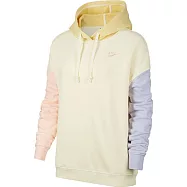 Nike As W Nsw Po Hoodie Pastel C [DJ5483-156] 女 連帽上衣 帽T 撞色 黃 S 黃