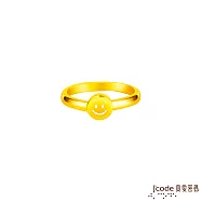 J’code真愛密碼金飾 天天開心黃金戒指