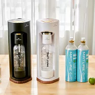 MATURE美萃 Luxury440系列氣泡水機-680g氣瓶2入組(二色可選) 木樺白