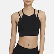Nike As W NY DF Indy Strpy LL Bra [CZ7191-010] 女 運動內衣 低強度 黑 SS 黑
