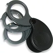 《CARSON》物品觀察 老人閱讀 年長長者 輔助視力 | 3折式專業放大鏡 3折式專業放大鏡