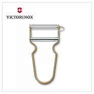 【VICTORINOX 瑞士維氏】REX Peeler金屬削皮器/腰果金(6.0900.81)