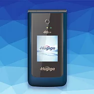 HUGIGA鴻碁 A8 4G經典實用美型翻蓋機(加贈原廠電池配件組) 藍色