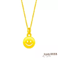 J’code真愛密碼金飾 天天開心硬金項鍊