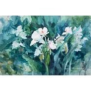 【玲廊滿藝】吳淑卿-河堤花祭38x57cm