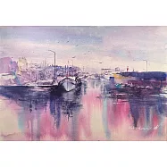 【玲廊滿藝】吳淑卿-龜吼小雨39x54cm