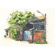 【玲廊滿藝】黃子芸Kiwi-陽光老屋18x26cm