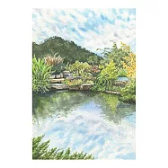 【玲廊滿藝】黃子芸Kiwi-天空之鏡18x26cm