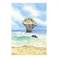 【玲廊滿藝】黃子芸Kiwi-小琉球的夏天18x26cm