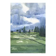 【玲廊滿藝】黃子芸Kiwi-池上風光18x26cm