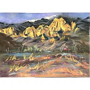 【玲廊滿藝】施惠敏-山高天遠34x47.5cm