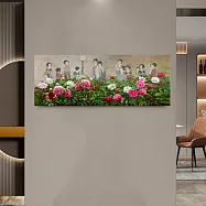 【御畫房】榮華富貴 國家一級畫師手繪油畫60&times;120cm VF-58 (客製商品)