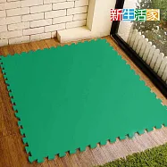 【新生活家】EVA運動安全地墊-62x62x1.3cm 12入 綠色