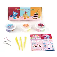 【Q-doh】定型有機矽膠黏土-主題造型3入組 甜點派對