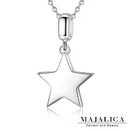 Majalica純銀項鍊小星星女鍊S925純銀短項鏈抗過敏吊墜鎖骨鍊 聖誕節交換禮物推薦 PN7101 45cm PN7101 項鍊乙條