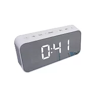 【KINYO】多功能時尚鏡面電子鐘 TD-393