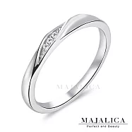 Majalica925純銀戒指 結戀 S925銀尾戒 簡約女戒 新春開運防小人 PR8035 3 銀色|美國圍3號