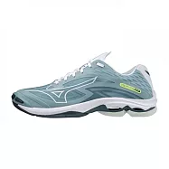 Mizuno Wave Lightning Z7 [V1GA220038] 男 排球鞋 運動 訓練 比賽 包覆 灰藍