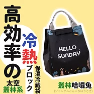 【DR.Story】太空旅行叢林系列冷藏保溫袋 (便當袋 手提袋 保冷袋) 叢林哈囉兔