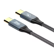 〈iSee〉45W鋁合金PD充電傳輸線2.5米 (IC-CC828) 灰色