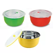 DOLEE 晶彩保鮮大容量 2400ml 調理碗 POT-1201 超值二入組