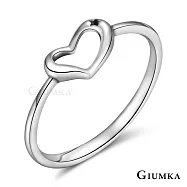 GIUMKA 925純銀戒指尾戒 愛心獨愛女戒抗過敏食指戒 單個價格 MRS07007 2 美國圍2號