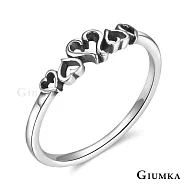 GIUMKA 925純銀戒指尾戒抗過敏心意如膠愛心女戒食指戒 單個價格 MRS07017 3 美國圍3號