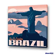 [HOMEHERE] DIY數字油畫/ 巴西 里約基督像(升級加大版)